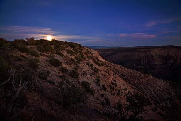 Moonrise Over Fruitland Mesa
