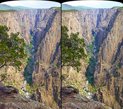 3-D photo of east Black Canyon