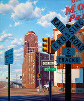 Mixed Signals - acrylic on canvas, 36" x 44"