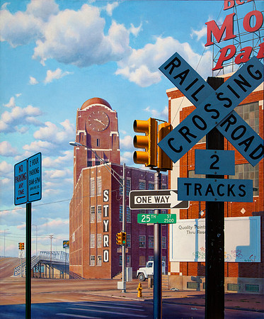 Mixed Signals - acrylic on canvas, 36" x 44"